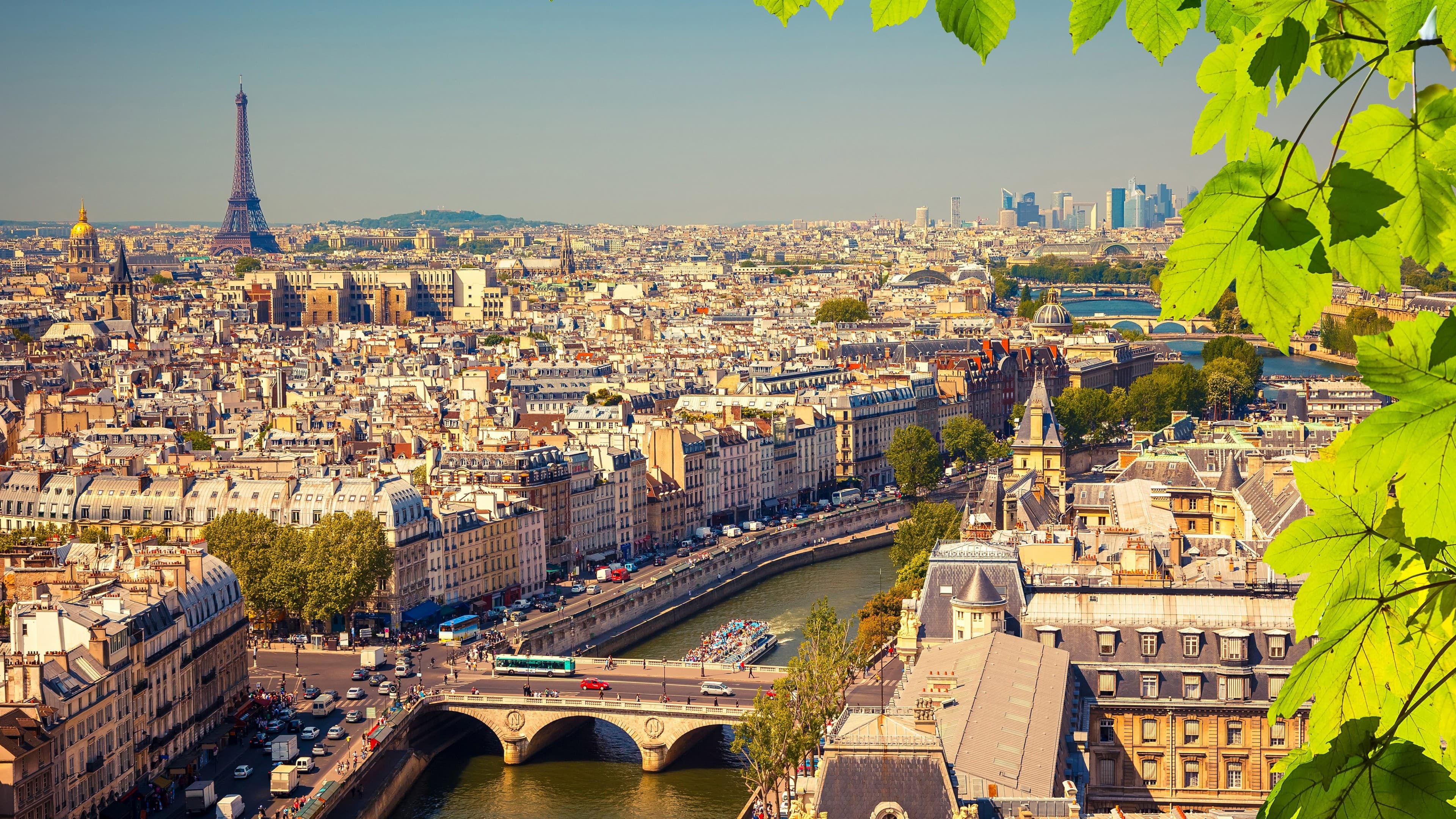 Vue aérienne du centre de Paris